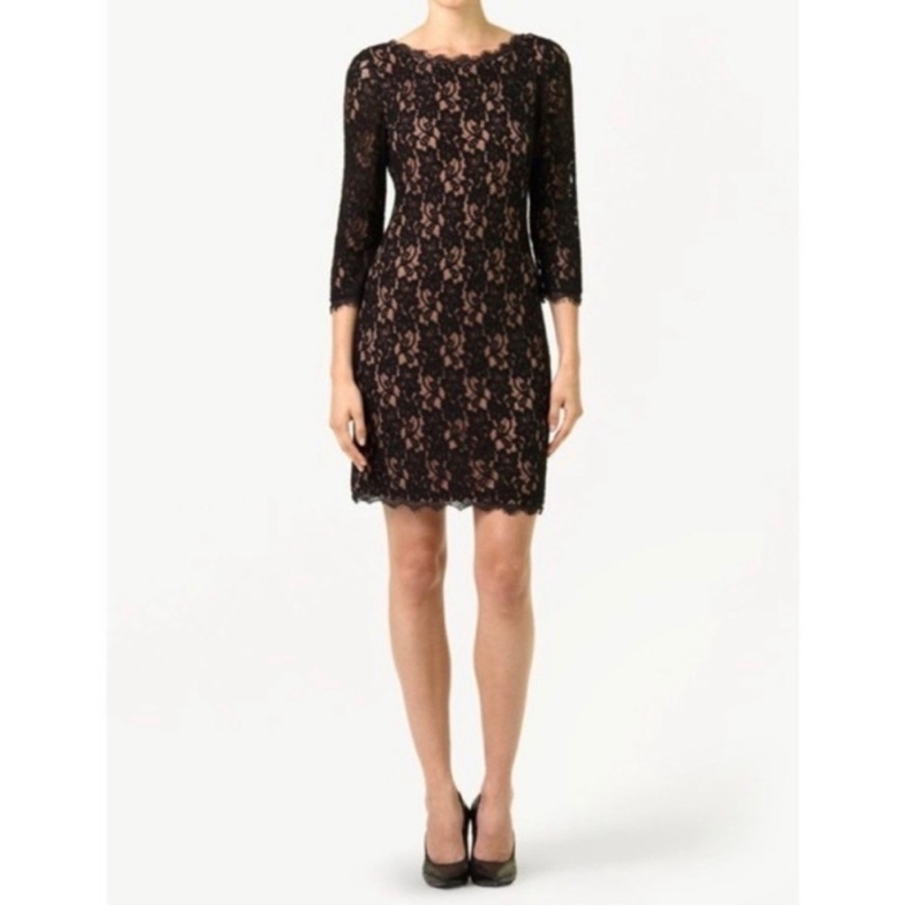 Aritzia babaton black lace dress sz 8